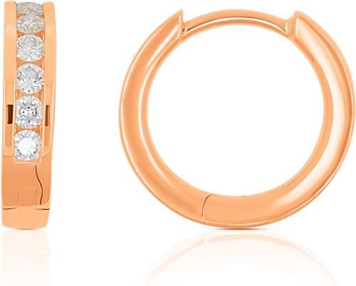 Actual product image Muau Creoles (White gold 750 0.16ct.2 H SI diamonds each 0.08ct. - Trumiracle 0.50 can only be found in the MUAU jewellery shop.)