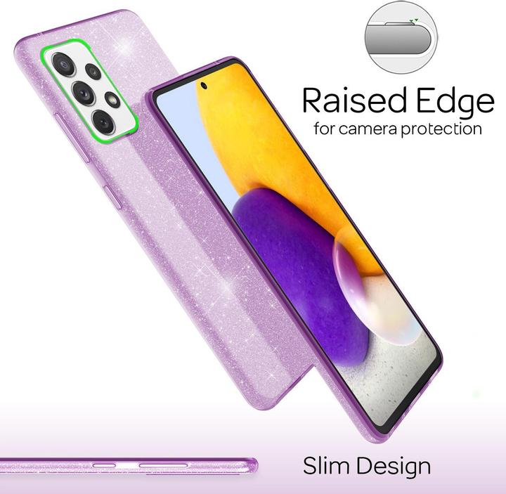 Image du produit Nalia Étui pour téléphone portable à paillettes (Samsung Galaxy A72)