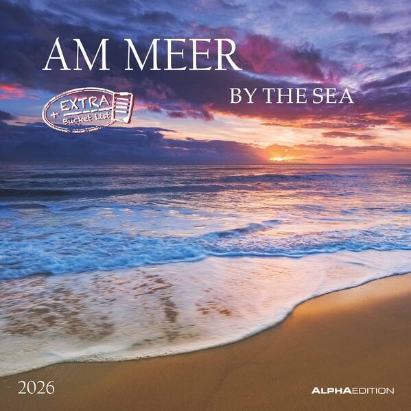 Immagine prodotto AmMeer2026Broschürenkalender,30x30cm,WandkalendermitPlatzfürNotizenund (30 x 30 cm, Copertina rigida, Olandese, Inglese)