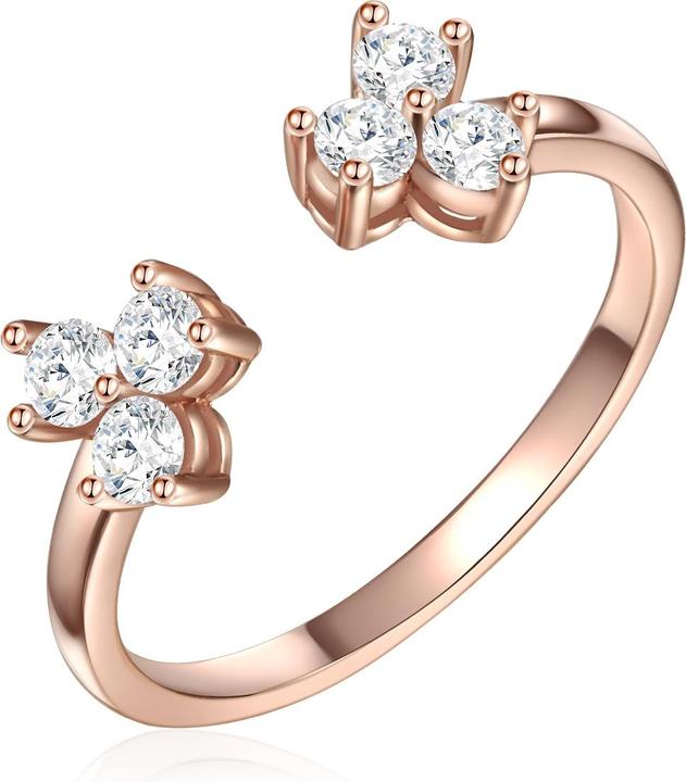 Immagine prodotto Glanzstücke München Donna Argento Cubico Zirconia Oro Rosa - 11812 (48, 925 Argento)