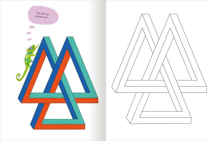 Produktbild Optische Illusionen – Malbuch