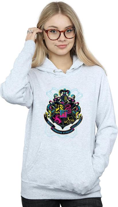Produktbild Neon Hogwarts Crest Kapuzenpullover (XL)