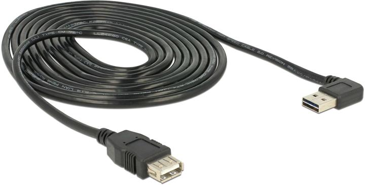 Produktbild Delock USB2.0-Kabel Easy A-A: 3m, schwarz (3 m, USB 2.0, 2.50 W)