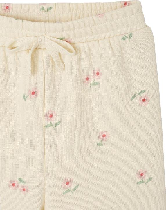 Produktbild Vertbaudet Weite Baby Sweathose mit Blumen und Recycling-Polyester (98)