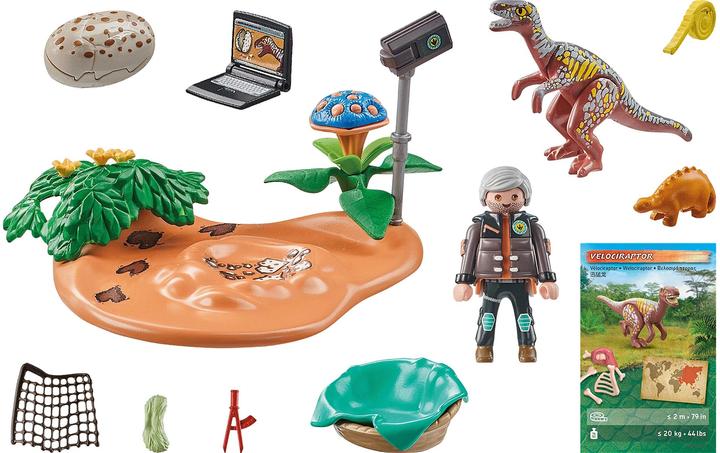 Actual product image Playmobil Stegosaurus nest with egg thief (71526)
