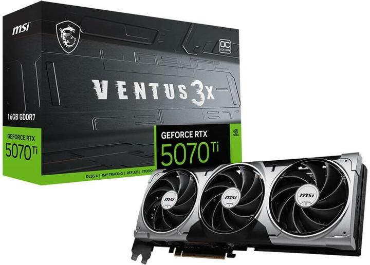 Actual product image MSI GeForce RTX 5070 Ti VENTUS 3X OC (16 GB)