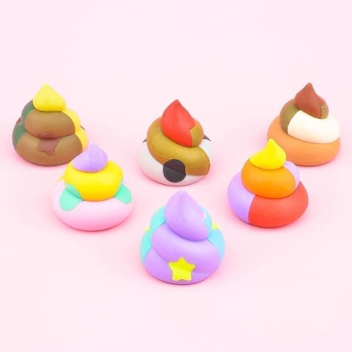 Actual product image Iwako Unchi Puzzle Puzzle-Radiergummi-Set