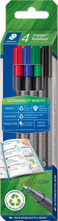 Actual product image Staedtler Triplus Fineliner (colour assorted, 4 x)