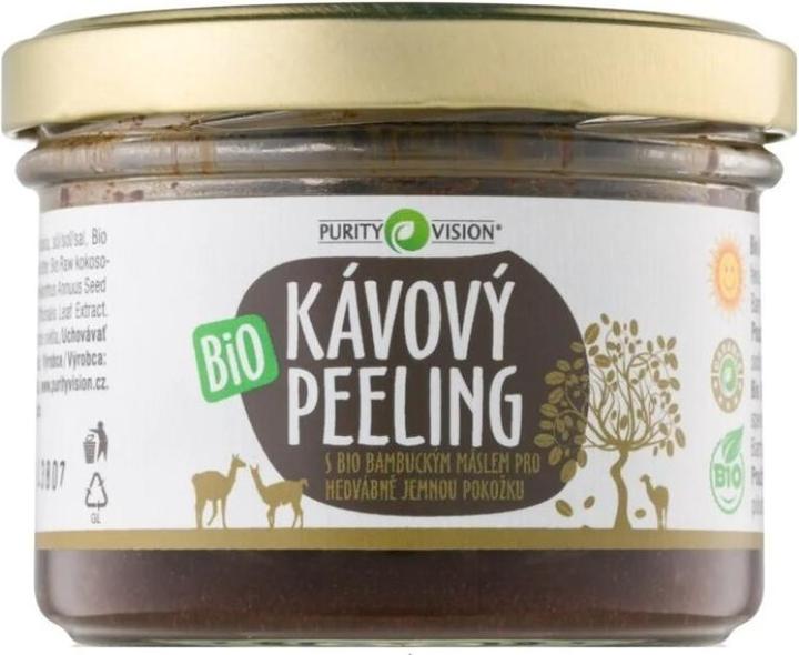 Actual product image Purity Vision - Organic Coffee Peeling 175 G (Cleansing scrub)