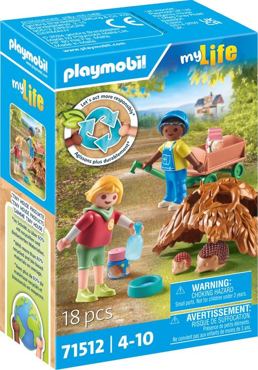 Produktbild Playmobil Pflege der Igelfamilie (71512, Playmobil My Life)