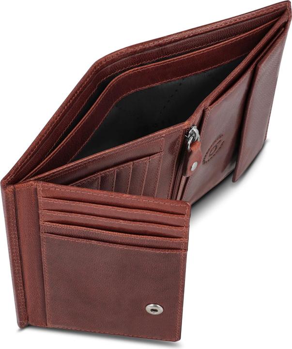 Actual product image Bugatti Valencia wallet leather 10 cm