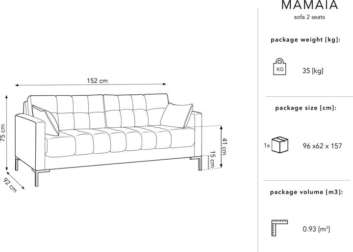 Produktbild Micadoni Mamaia (2-Sitzer)