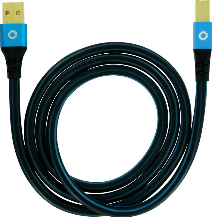 Produktbild Oehlbach USB 2.0 Anschlusskabel A/B "USB Plus B" 10.00 m (10 m, USB 2.0, 2.50 W)