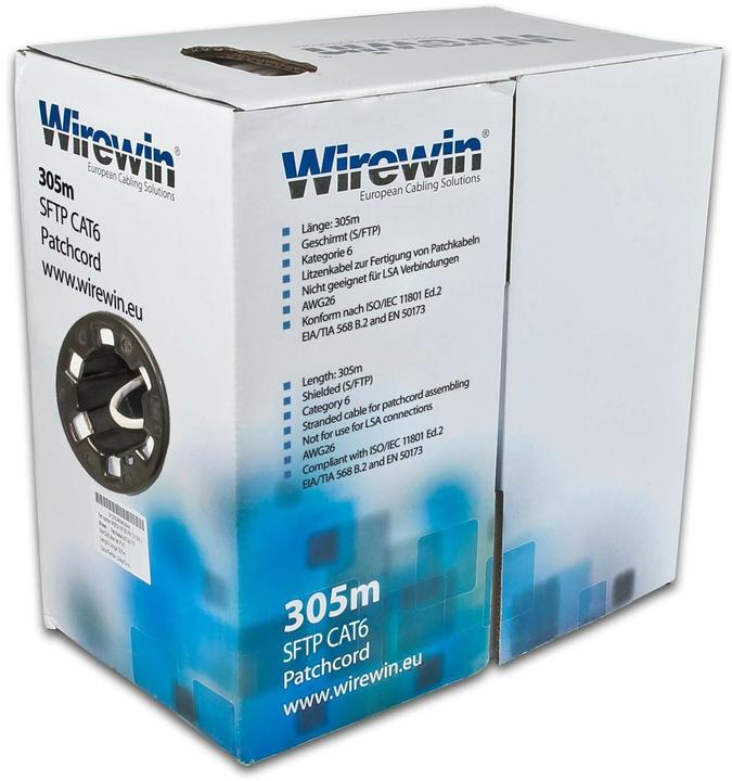 Wirewin Patch cable (S/FTP, CAT6, 305 m)