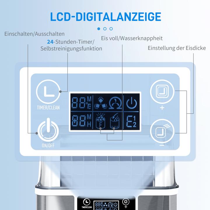Produktbild Homcom Eiswürfelmaschine