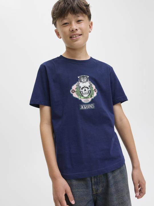 Actual product image Jack & Jones Jorskull Nature Tee Ss Crew Neck Sn Jnr (164)