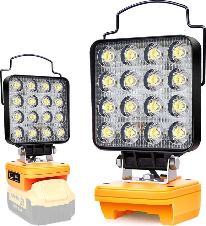 Actual product image ‎Edtran LED Arbeitsleuchte für Dewalt (6000 lm)
