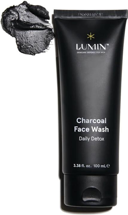 Actual product image Lumin Skincare Charcoal Face Wash Daily Detox (100ml) (Foam, 100 ml)
