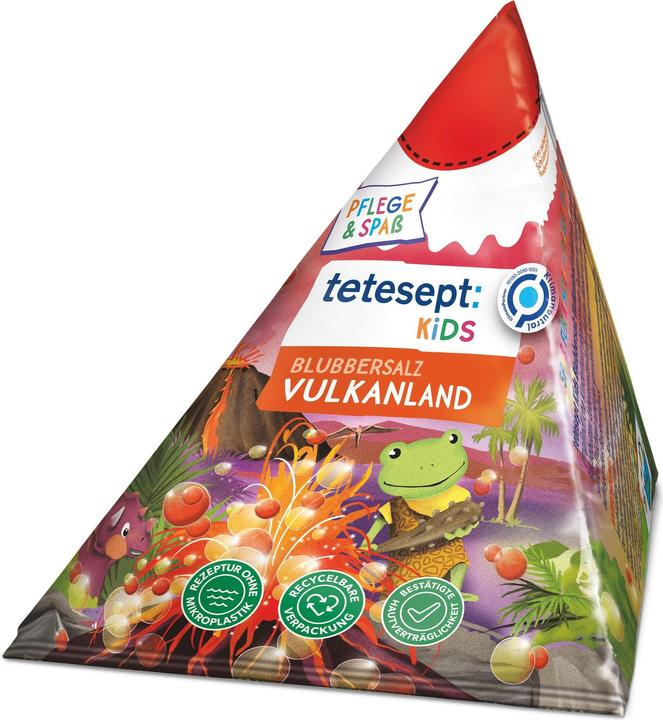 Produktbild Tetesept Blubbersalz Vulkanland (50 ml, Badeperlen)