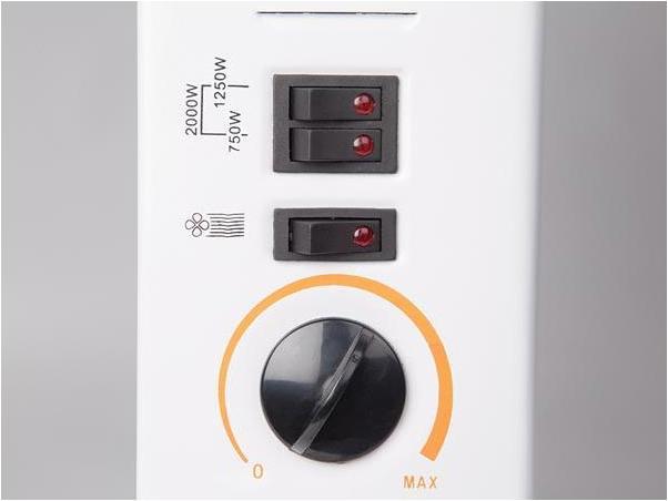 Image du produit Perel CONVECTEUR - 2000 W - FONCTION TURBO (2000 W)