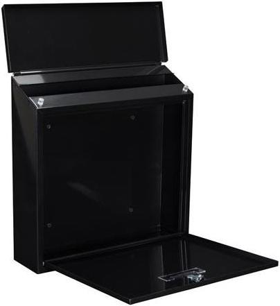 Produktbild Velleman Briefkasten - Monaco - Schwarz