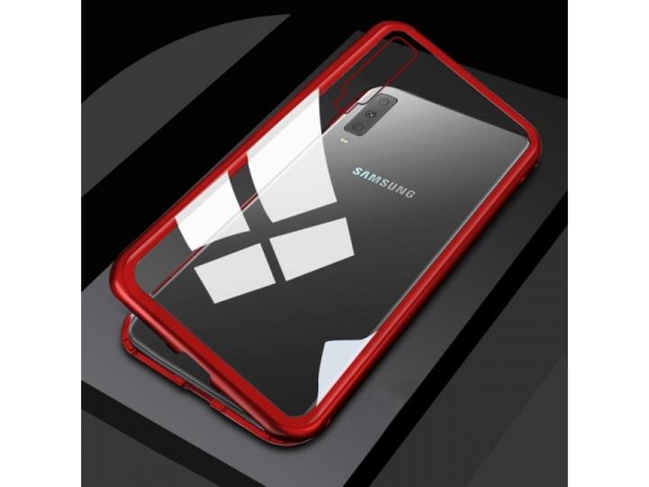 Produktbild G-Case Samsung Galaxy A50 Aluminium Magnetic Glass Backcover Hülle (Samsung Galaxy A50)