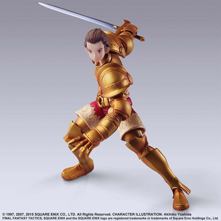 Actual product image Square Enix Final Fantasy Tactics Bring Arts action figure Delita Heiral 14 cm