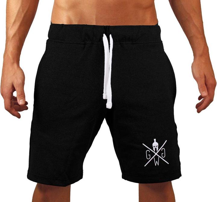 Gym Generation V8 Premium Fitness Shorts Black (S)