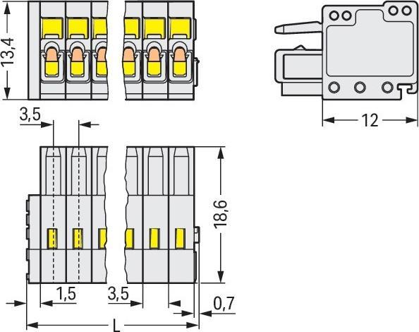 Image du produit Wago Connecteur à ressort
