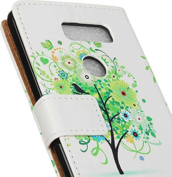 Produktbild MU Style Leder Bookcover mit Muster (LG V30)