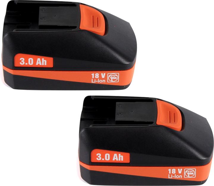 Actual product image Fein Battery Starter Set Quick Charger ALG 80 BC + 2x Li Ion 18 V 3.0 Ah (18 V)