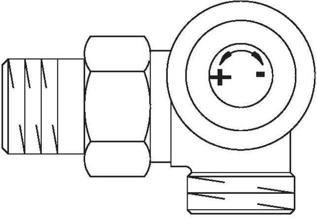 Immagine prodotto Oventrop Valvola termostatica OV serie A 3/4" maschiox1/2" femmina ad angolo retto