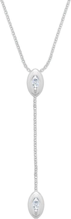 Candy Y-Halskette Kezia, 925 Sterling Silber (925er Sterlingsilber, 925 Sterling Silber, 42 - 45 cm)