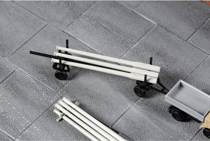 Produktbild Auhagen 44658 N Multicar M22 Pritsche mit Langmaterialanhänger