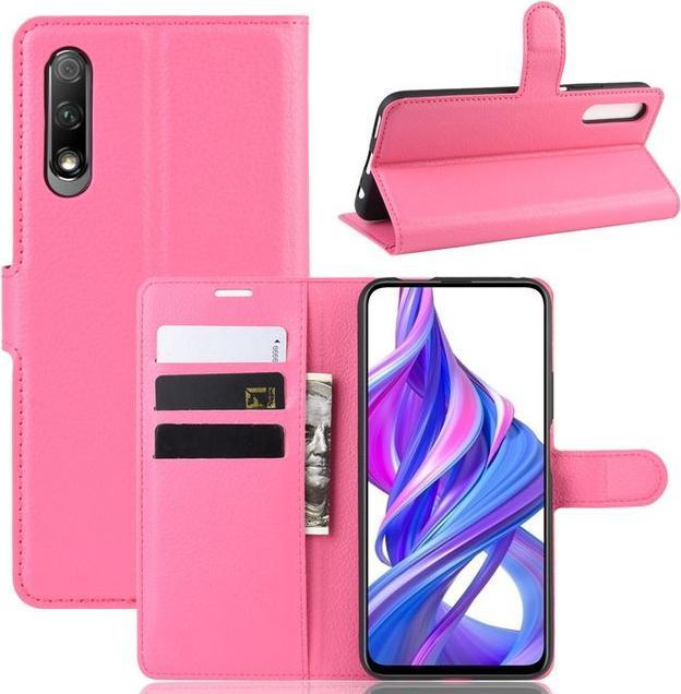 Actual product image MU Classic Litchi Leather Bookcover Series (Honor 9X)