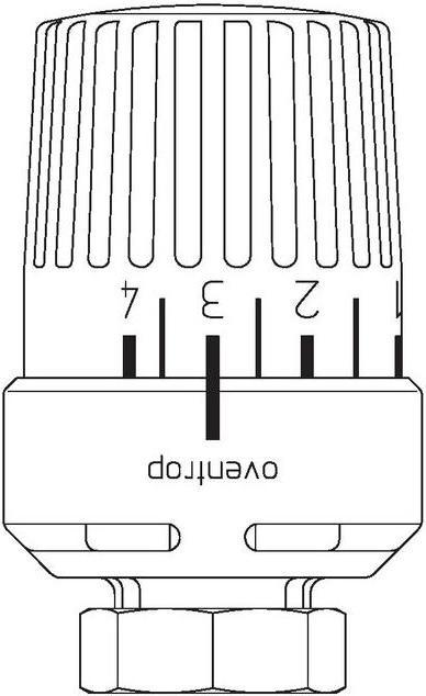 Produktbild Oventrop OV Thermostat Uni RTL weiss