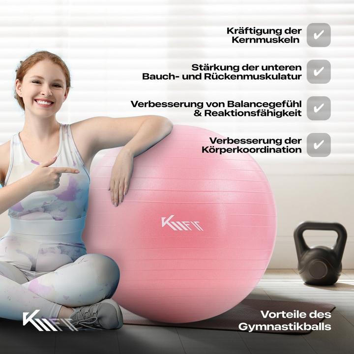 Actual product image Km-Fit Exercise ball (65 cm)