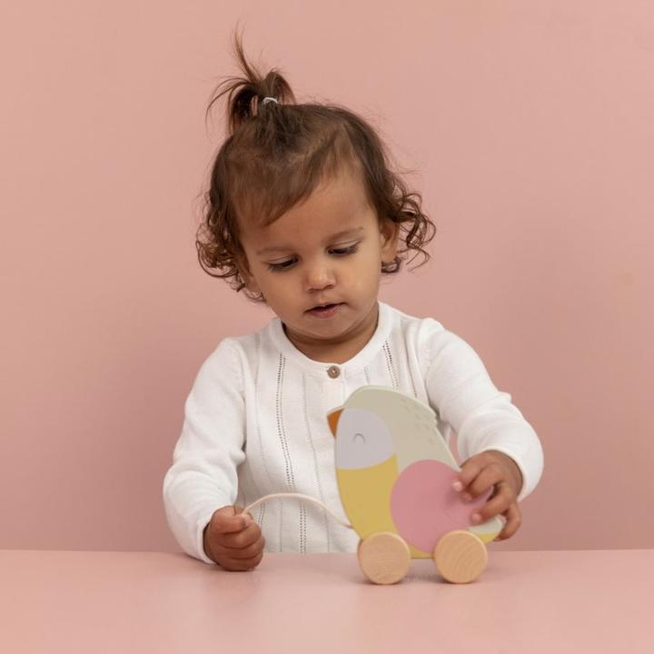 Produktbild Little Dutch Holz Nachziehtier Vogel FSC