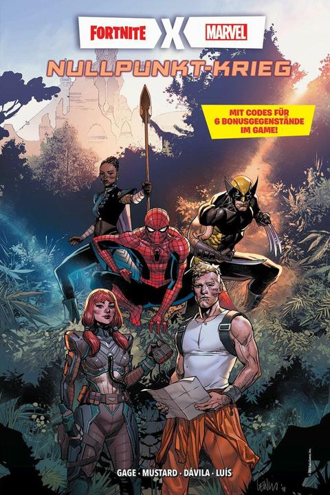 Produktbild Panini Fortnite x Marvel: Nullpunkt-Krieg (Deutsch, Christos Gage, Sergio Davila, Donald Mustard, Jose Luis, Bernd Kronsbein, 2022)