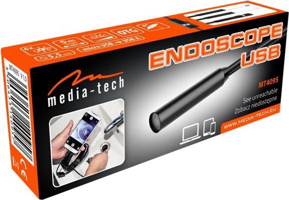 Produktbild Media-Tech MEDIATECH MT4095 MOBILES ENDOSKOP - Endoskop mit microUSB