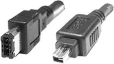 Produktbild Exsys GmbH FireWire 1394A Kabel 6 zu 4 Pin, 1.5 m (1.50 m, FireWire)