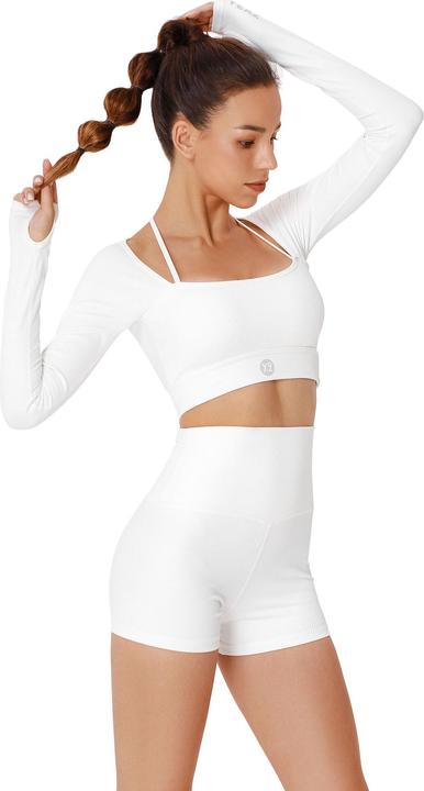 Produktbild Yeaz CLUB LEVEL SET Long Top Shorts S (White) (S)