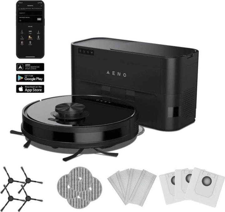 Produktbild Aeno Staubsauger Roboterstaubsauger RC5S Schwarz (Saugwischroboter)
