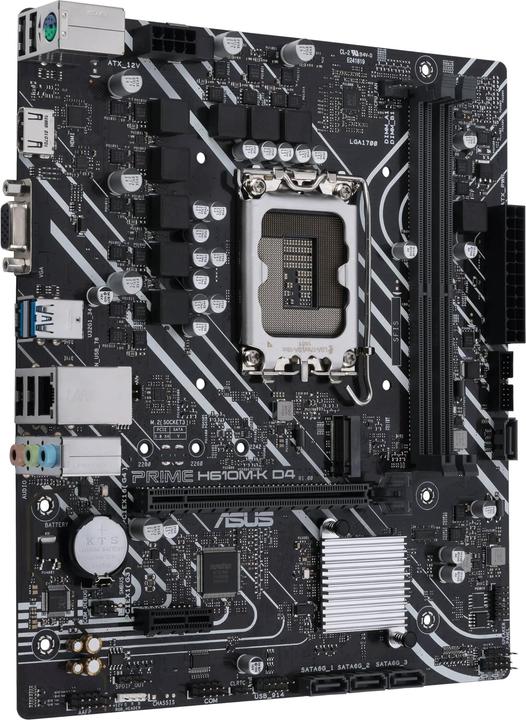 Productafbeelding ASUS PRIME H610M-K D4 (LGA 1700, Intel H610, mATX)