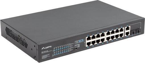 Immagine prodotto Lanberg RSFE-16P-2C-250 Switch di rete non gestito Gigabit Ethernet (10/100/1000) Power over Ethernet (PoE) (18 Porti)