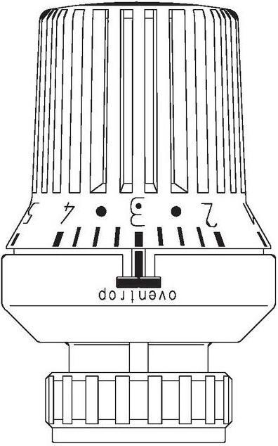 Produktbild Oventrop OV Thermostat Uni XD weiss 7-28 GradC ohne Nullstellung * 1-5