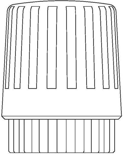 Image du produit Oventrop OV Tête de régulation manuelle raccord fileté M 30x1,5 blanc