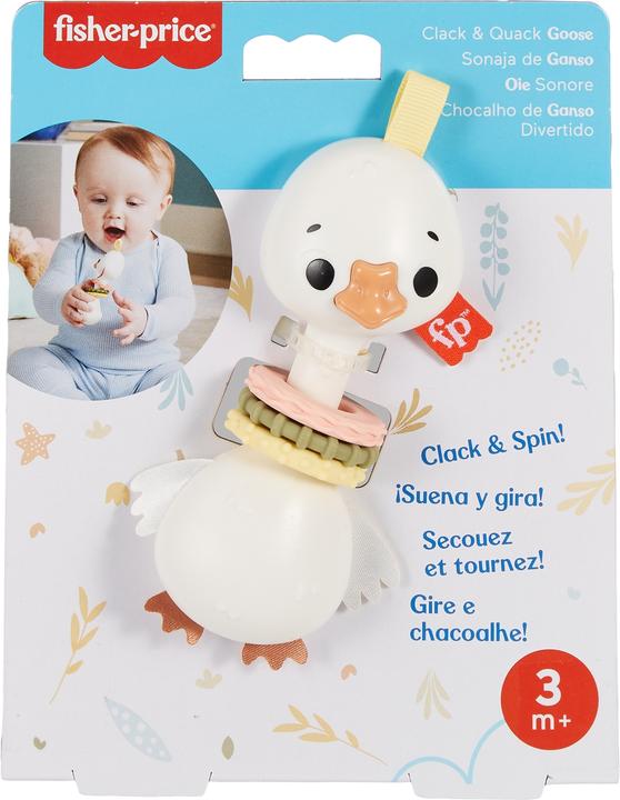 Actual product image Fisher-Price Toy collection for babies with animal motifs, teething ring, rattle and clacker toy for newborns