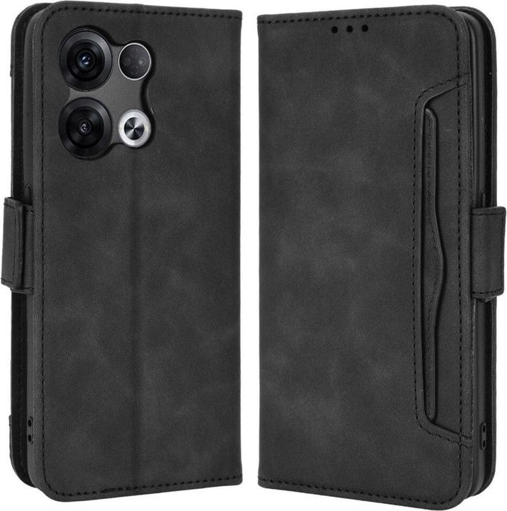 Cover-Discount OPPO Reno8 - Etui avec de nombreuses poches pour cartes noir (Oppo Reno 8)