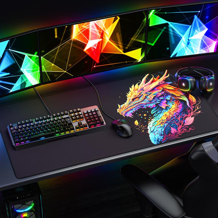 Image du produit Titanwolf Tapis de souris gaming, XXXL Tapis de souris Speed 1200 x 600 mm, vitesse et précision, Colour (XXL)